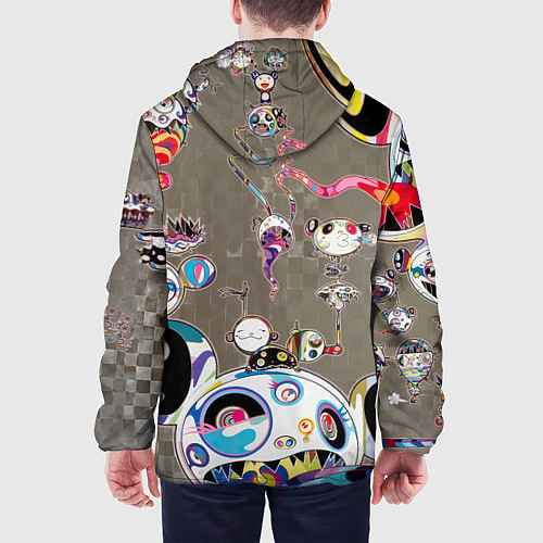 Мужская куртка Takashi Murakami арт с языками / 3D-Черный – фото 4