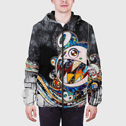 Куртка с капюшоном мужская Монстр мышь, цвет: 3D-черный — фото 2