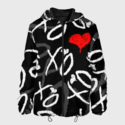 Куртка с капюшоном мужская The Weeknd - XO, цвет: 3D-черный