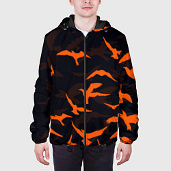 Куртка с капюшоном мужская Стая Воронов, цвет: 3D-черный — фото 2