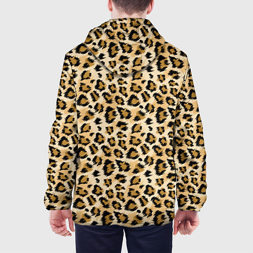 Мужская куртка Пятна Дикого Леопарда / 3D-Черный – фото 4