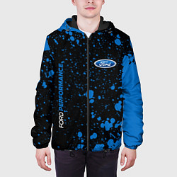 Куртка с капюшоном мужская FORD PERFORMANCE - Краска, цвет: 3D-черный — фото 2