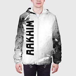 Куртка с капюшоном мужская Rakhim - Брызги, цвет: 3D-белый — фото 2