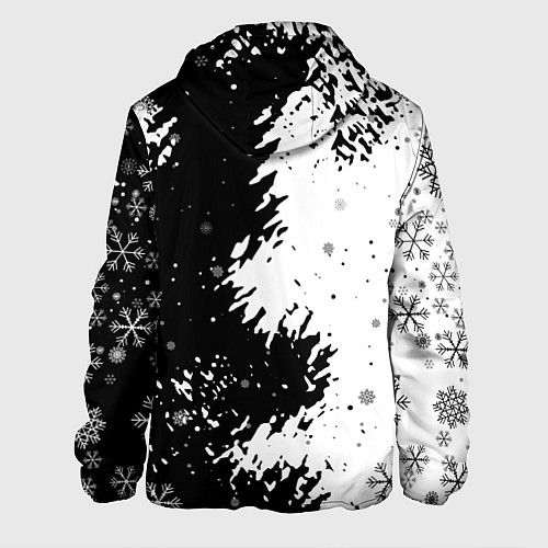 Мужская куртка THE WITCHER НОВОГОДНИЙ / 3D-Белый – фото 2