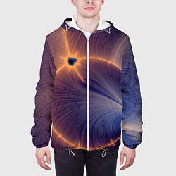 Куртка с капюшоном мужская Black Hole Tribute design, цвет: 3D-белый — фото 2