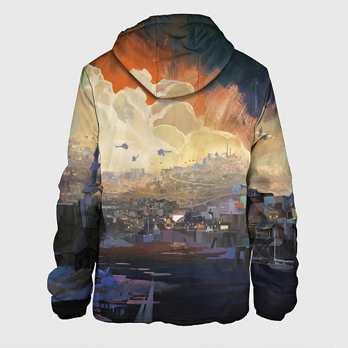 Мужская куртка Disco Elysium Harrier Du Bois / 3D-Черный – фото 2