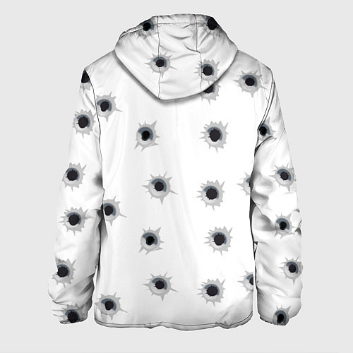 Мужская куртка Wormsчервяки / 3D-Белый – фото 2