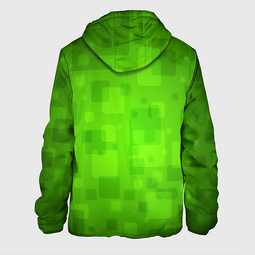 Мужская куртка Minecraft Logo Green / 3D-Черный – фото 2