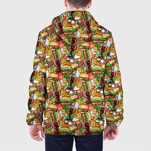 Мужская куртка Быстрое Питание и Напитки / 3D-Черный – фото 4