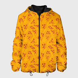 Куртка с капюшоном мужская Пиццерия, цвет: 3D-черный