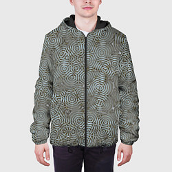 Куртка с капюшоном мужская Коллекция Journey Лабиринт 575-1, цвет: 3D-черный — фото 2