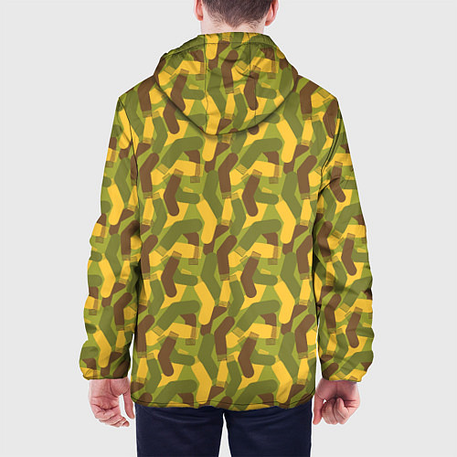 Мужская куртка Носки камуфляж / 3D-Черный – фото 4