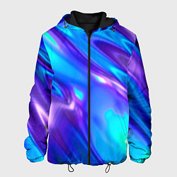 Куртка с капюшоном мужская Neon Holographic, цвет: 3D-черный