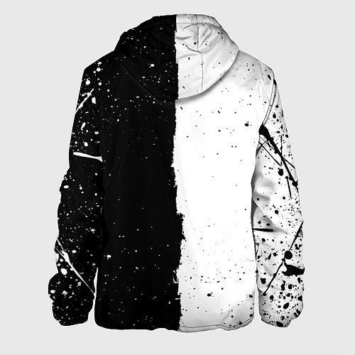 Мужская куртка BLACK AND WHITE BENDY AND THE INK MACHINE / 3D-Белый – фото 2