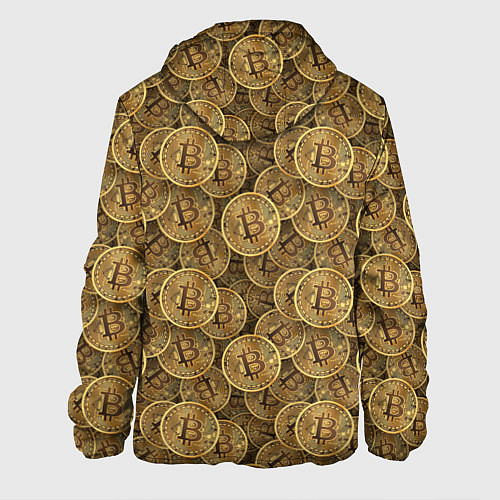 Мужская куртка Bitcoins / 3D-Черный – фото 2