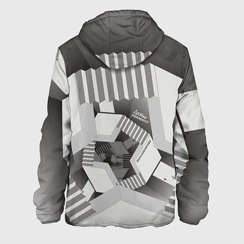 Мужская куртка Дробные размерности / 3D-Белый – фото 2