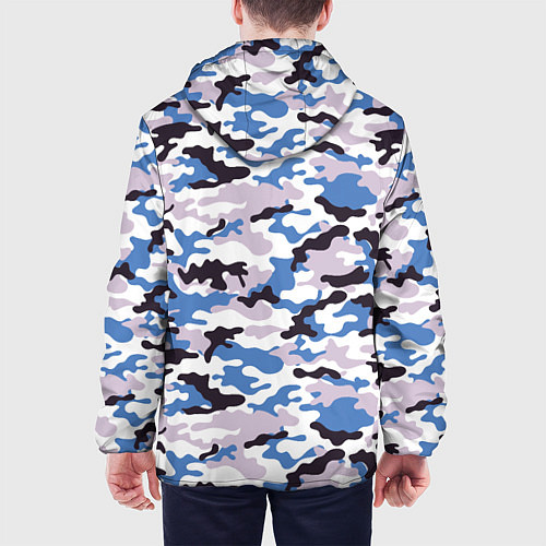 Мужская куртка Модный Красочный Камуфляж / 3D-Черный – фото 4