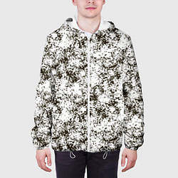 Куртка с капюшоном мужская Зимний Камуфляж цифра, цвет: 3D-белый — фото 2