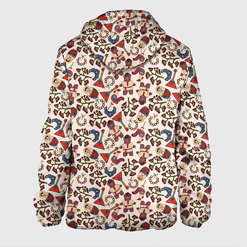 Мужская куртка Россия паттерн светлый / 3D-Белый – фото 2