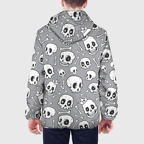 Мужская куртка Skulls & bones / 3D-Черный – фото 4
