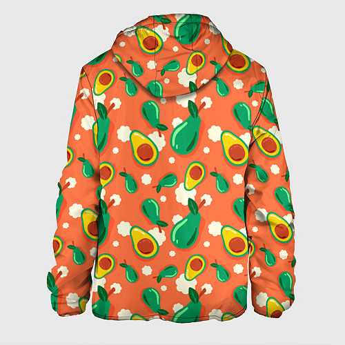 Мужская куртка Паттерн из авокадо / 3D-Белый – фото 2
