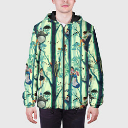 Куртка с капюшоном мужская Ghibli All, цвет: 3D-черный — фото 2