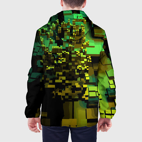 Мужская куртка Minecraft, pattern 2022 / 3D-Черный – фото 4