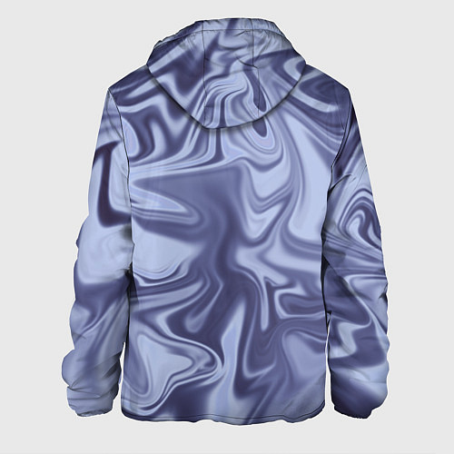 Мужская куртка Crystal Abstract Blue / 3D-Белый – фото 2