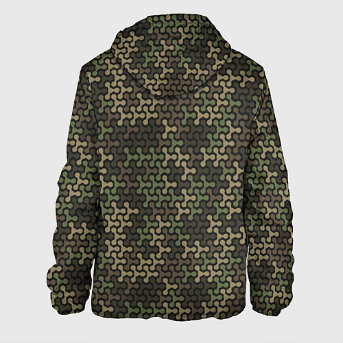 Мужская куртка Абстрактный Охотничий Камуфляж / 3D-Черный – фото 2