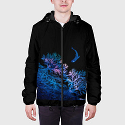 Куртка с капюшоном мужская Space Shark B-01, цвет: 3D-черный — фото 2