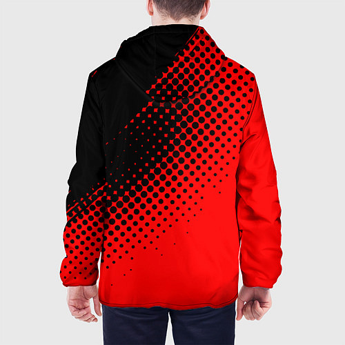 Мужская куртка Honda texture / 3D-Черный – фото 4