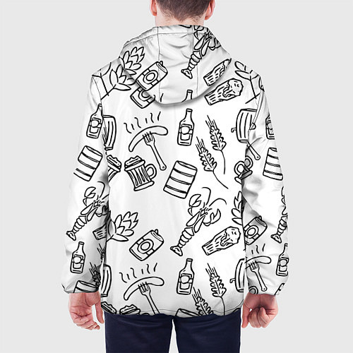 Мужская куртка Для любителя бани / 3D-Черный – фото 4