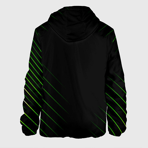 Мужская куртка Skoda Шкода Полосы / 3D-Черный – фото 2