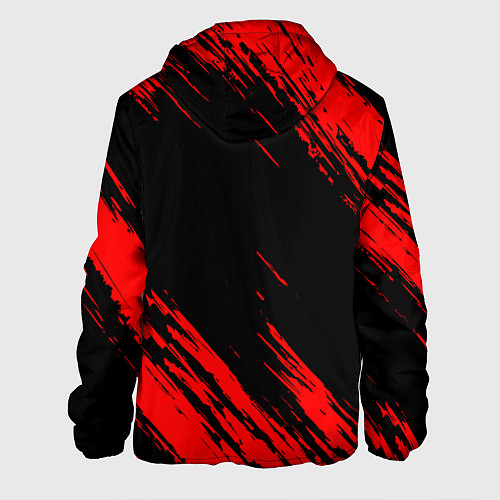 Мужская куртка Mitsubishi Texture Red / 3D-Белый – фото 2