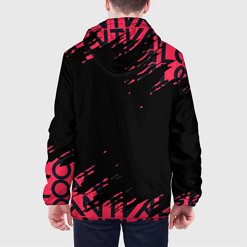Мужская куртка Valorant - Геймплей / 3D-Черный – фото 4