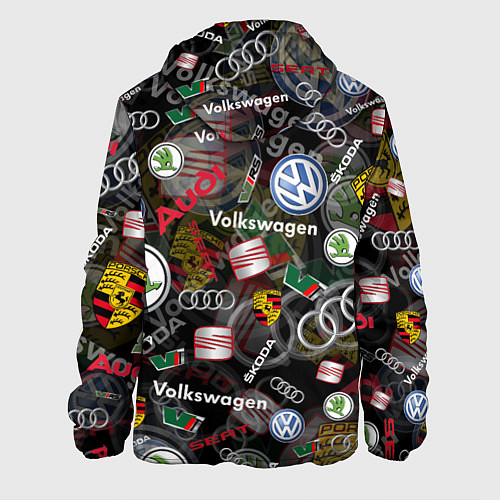 Мужская куртка Volkswagen Group AUDI VW SEAT PORSCHE SKODA / 3D-Белый – фото 2