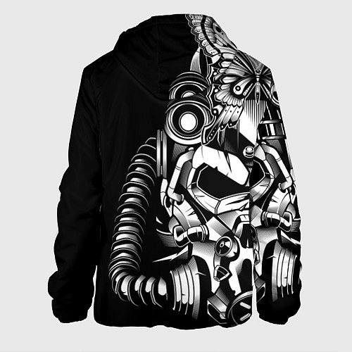 Мужская куртка Power ArmorFallout / 3D-Черный – фото 2