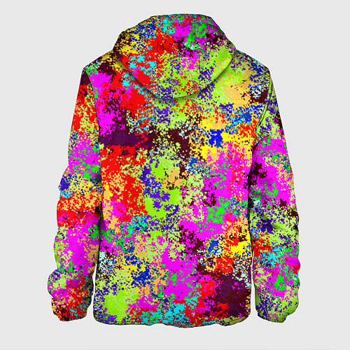 Мужская куртка Пиксельный камуфляж Токсик / 3D-Белый – фото 2