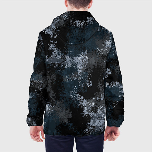 Мужская куртка Камуфляж ночной Ниндзя / 3D-Черный – фото 4