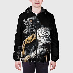 Куртка с капюшоном мужская Fallout: Arch Dornan, цвет: 3D-черный — фото 2