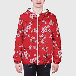 Куртка с капюшоном мужская Алая весна, цвет: 3D-белый — фото 2