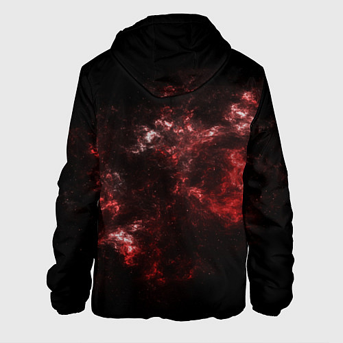 Мужская куртка Красный космос Red space / 3D-Черный – фото 2