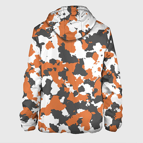 Мужская куртка Orange Camo / 3D-Белый – фото 2