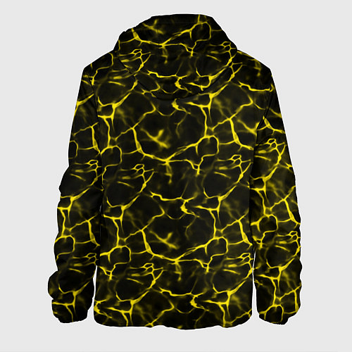 Мужская куртка Yellow Ripple Желтая Рябь / 3D-Черный – фото 2
