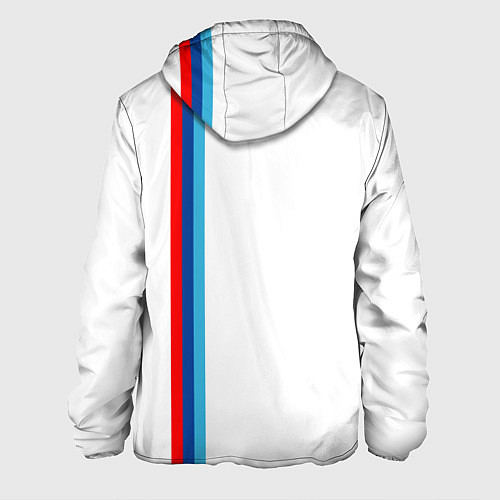 Мужская куртка БМВ 3 STRIPE BMW WHITE / 3D-Белый – фото 2