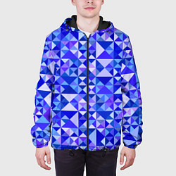 Куртка с капюшоном мужская Камуфляж спортивный Призма - Лагуна, цвет: 3D-черный — фото 2