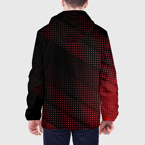 Мужская куртка AUDI RS RED SPORT / 3D-Черный – фото 4