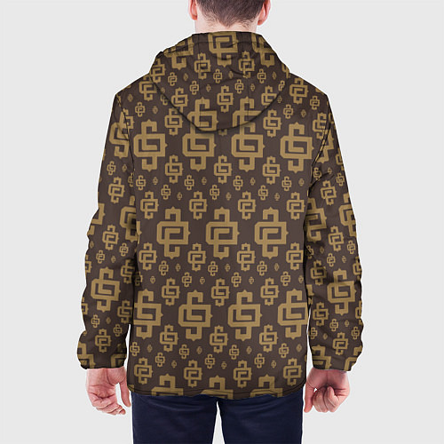 Мужская куртка Monogramm Pattern Dope Camo Dope Street Market / 3D-Черный – фото 4