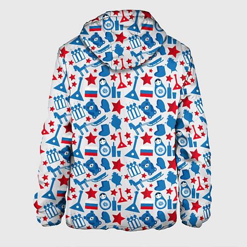 Мужская куртка Русский Символизм / 3D-Белый – фото 2