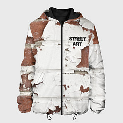 Куртка с капюшоном мужская Street art Wall!, цвет: 3D-черный